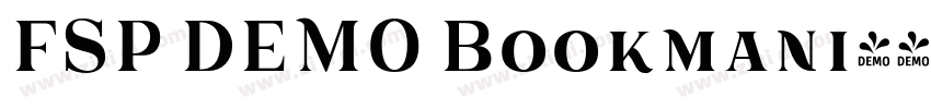 FSP DEMO Bookmani字体转换 FSP DEMO Bookmani字体转换